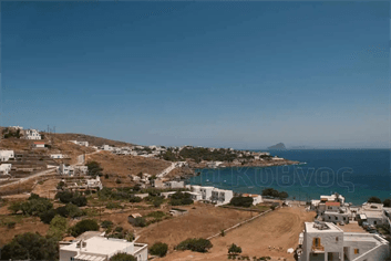 Πανοραμική άποψη του οικισμού της Κανάλας και της παραλίας Μεγάλης Άμμου